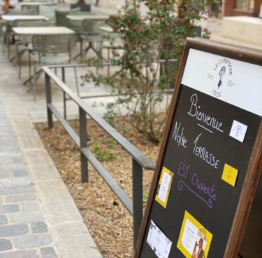 photo terrasse restaurant Lyon centre Comptoir Cecil
